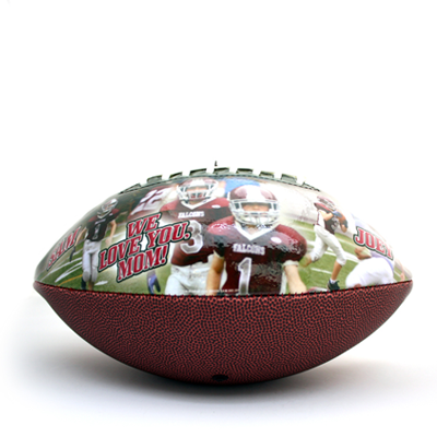 Custom logo and printed footballs for senior team