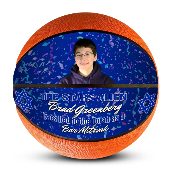 Personalised basketball bar mitzvah athlete sports fan party favor Best photo sports customized basketball bar mitzvah athlete sports fan party favor