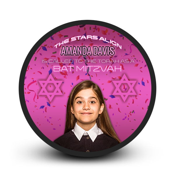 Custom hockey puck bat mitzvah gift Personalized sports create hockey puck bat mitzvah gift ideas
