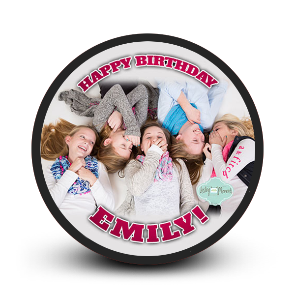 Custom personalized birthday hockey puck gifts Peronalized birthday hockey puck gift ideas