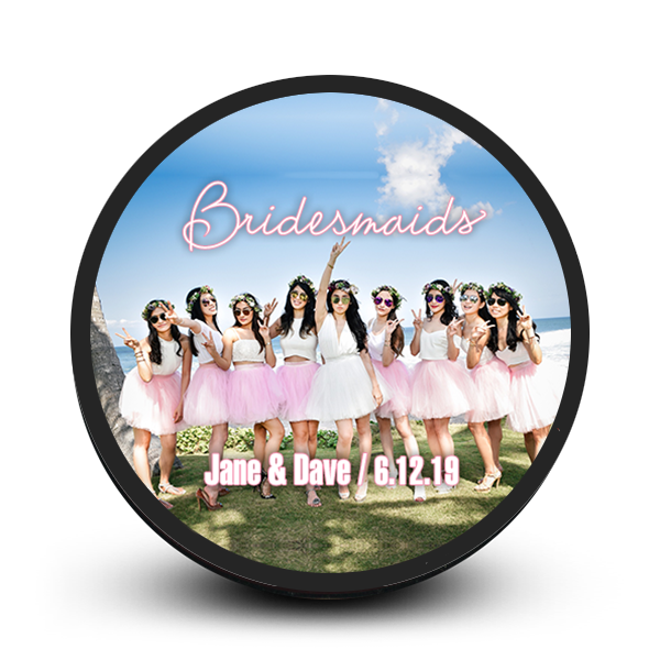 Best picture perfect hockey puck bridesmaid gift for athlete Best photo sports customized hockey puck bridesmaid gift for athlete