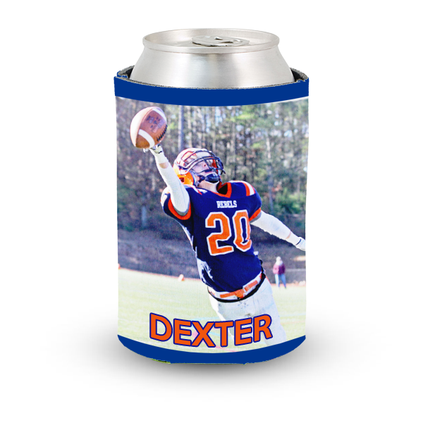 Best personal koozie football wedding favours youth sports league gift ideas Custom koozie football bar mitzvah favors youth sports league gift ideas