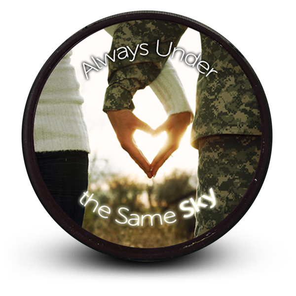 Personalised hockey puck to honor our military Best photo sports customized hockey puck to honor our military
