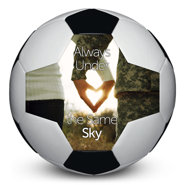 Best custom personalised soccer ball bar mitzvah gift for honor our military Best unique coaches soccerball gifts ideas to honor our military