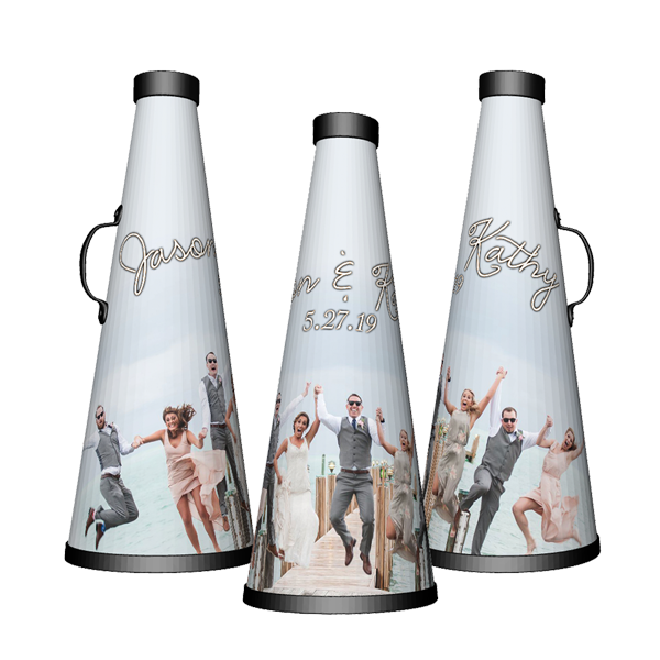 Personalised sports ball wedding favor gift ideas Personalised sports ball cheerleading megaphone wedding party favor ideas