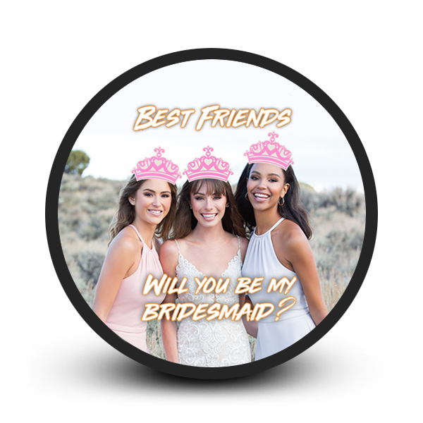 Personal sports hockey puck bridesmaid gift for fan Best photo sports personalized hockey puck bridesmaid gift for fan