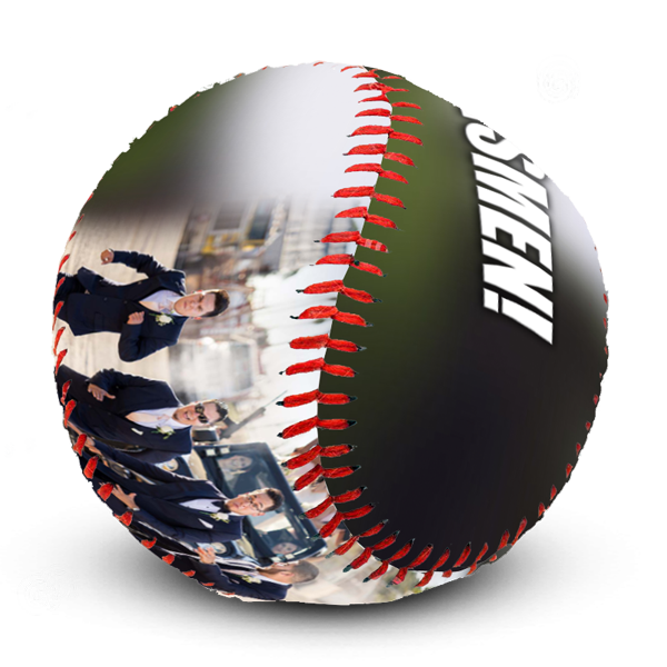 Personal sports baseball groomsmen gift for fan Best photo sports personalized baseball groomsmen gift idea for athlete sports fan party favor