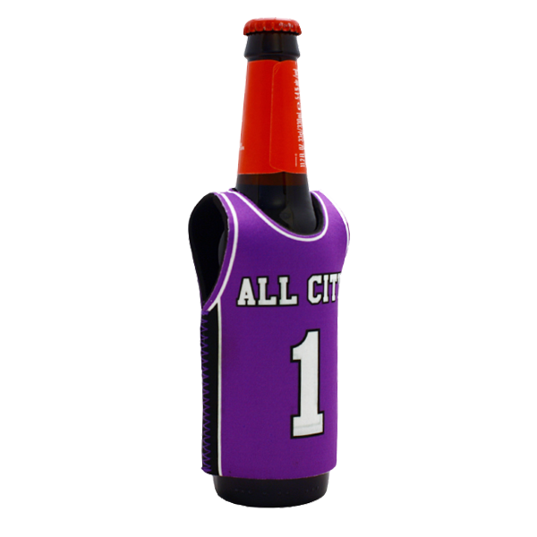 Customised pictures of basketball koozies for championship playoffs division win awards gift Custom personalised basketball banquet awards ideas for koozies