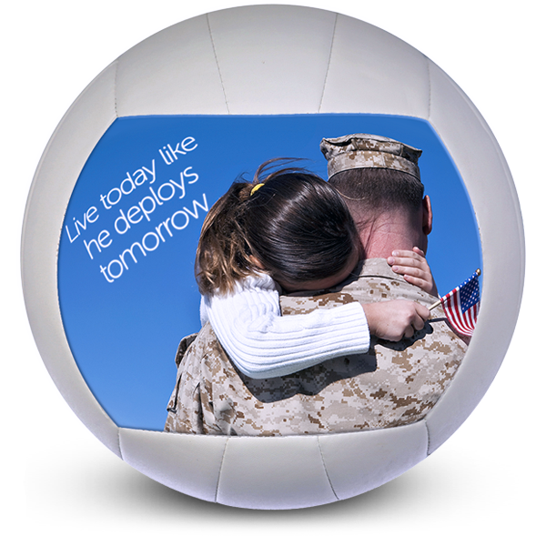 Custom personalised volleyball court gifts to honor our military Personalised volleyball gifts to honor our military