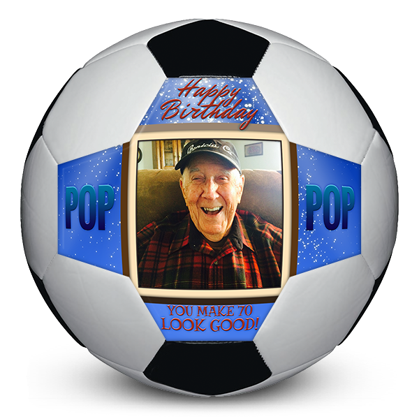 Personalised sports gifts soccerball for birthday Best personal customised soccer coach thank you gifts for birthday