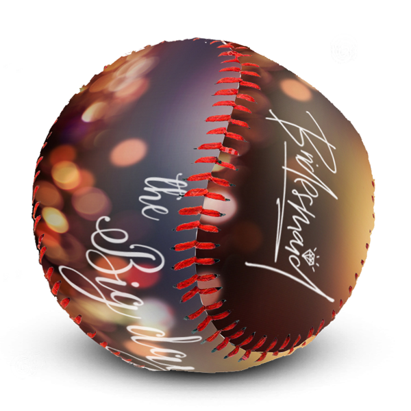 Personalised picture softball bridesmaids gift for fan Custom softball bridesmaids gift for fan