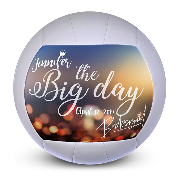 Personalised picture volleyball bridesmaids gift for fan Custom volleyball bridesmaids gift for fan