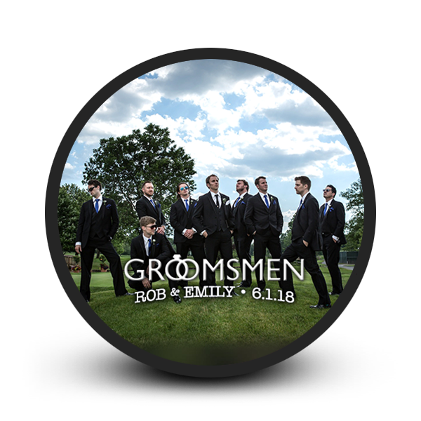 Personalised picture hockey puck groomsmen gift for fan Custom hockey puck groomsmen gift for fan