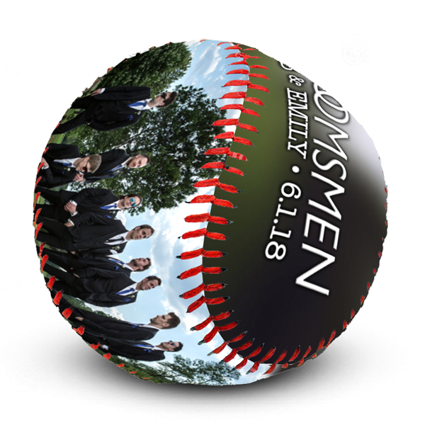 Personalised picture softball groomsmen gift for fan Custom softball groomsmen gift for fan