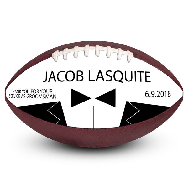 Best picture perfect football groomsmen gift idea for athlete sports fan party favor Best photo sports customized football groomsmen gift idea for athlete sports fan party favor