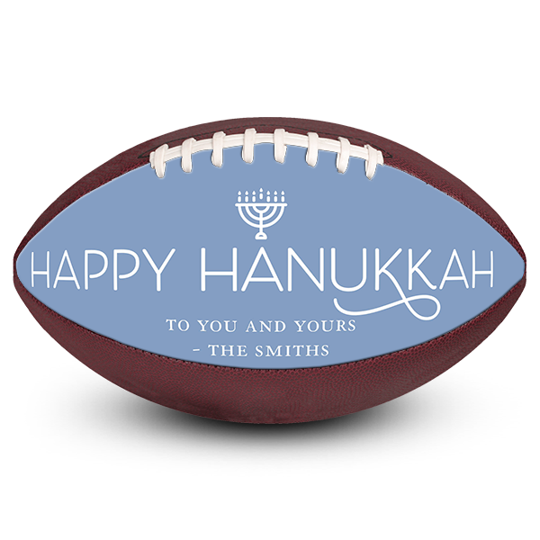 Best personal football christmas holiday hanukkah gifts Custom football bar mitzvah favors christmas holiday hanukkah gifts
