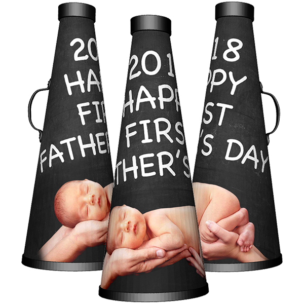 Best photo sports customized cheerleading megaphones senior team gift idea Personalised sports ball cheerleading megaphone seniot team gift