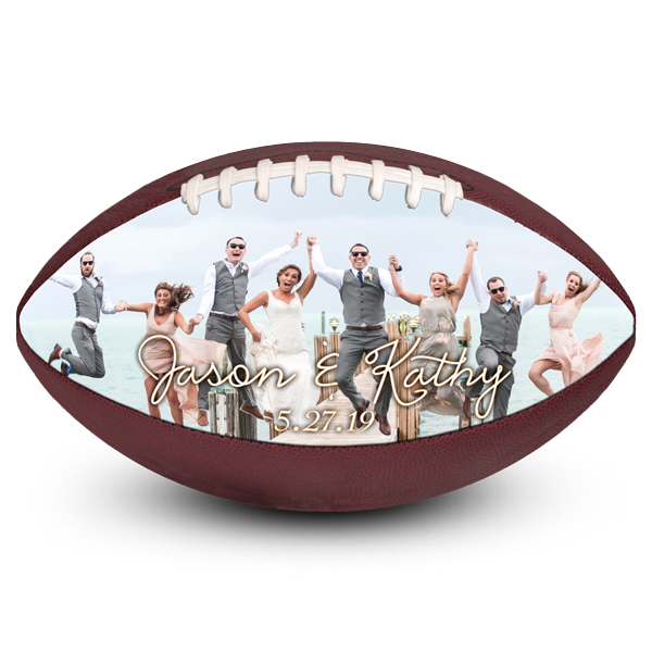 Best photo sports personalized footballs wedding favors gift idea Best photo sports customized footballs wedding favors gift idea