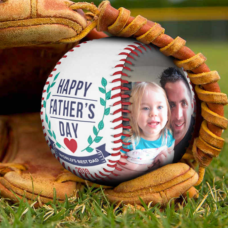 Best custom personalised softball coach appreciation gifts for dad Personalised custom picture perfect softball ideas for fathers day