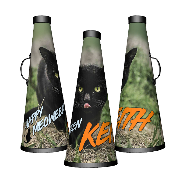 Personal sports cheerleading megaphones halloween gift for fan Best photo sports personalized cheerleading megaphones halloween gift for fan