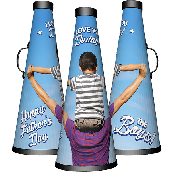 Best custom photo cheerleading gifts for senior team Personal cheerleading megaphones idea for senior team gifts