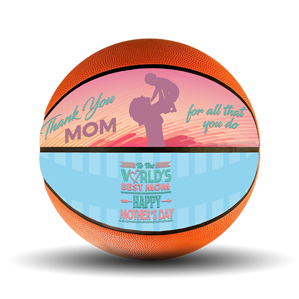 Best picture of basketball with name on it. Best idea of basketball with name engraved for mother's day gifts