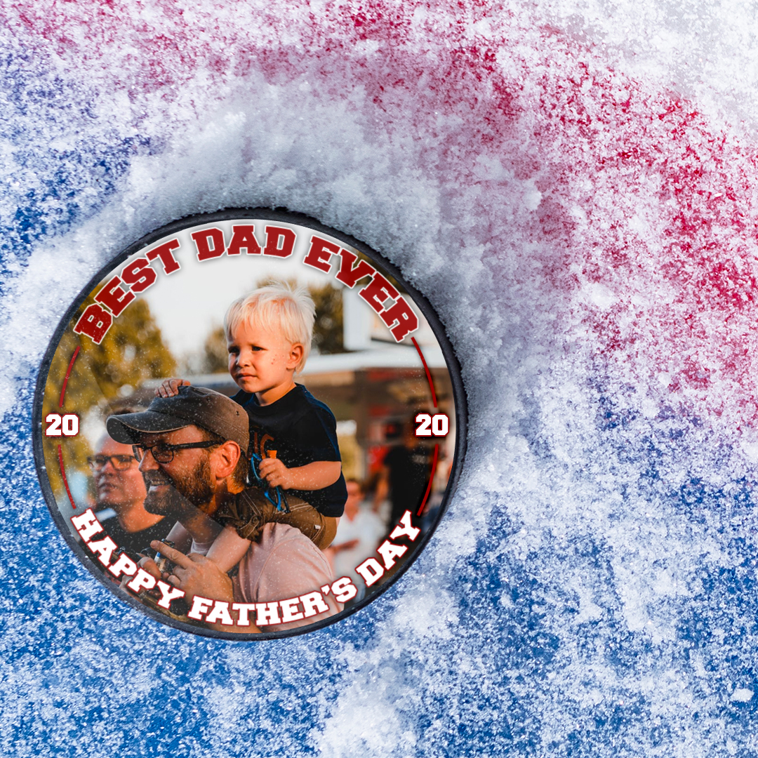 Best custom picture perfect gift for fathers day Customized hockey party favors for fathers day