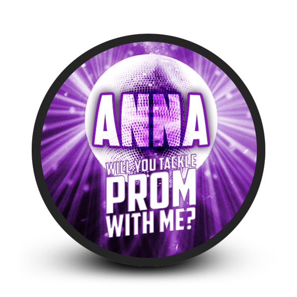 Personalised picture hockey puck season promposal gift for fan Custom hockey puck season prom gift for fan