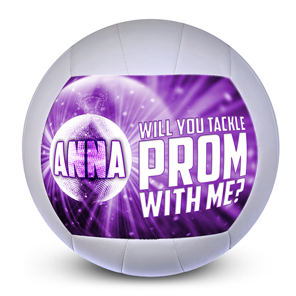 Best personal picture perfect volleyball gifts for promposal season Best customised sports volleyball favors on prom season gift idea