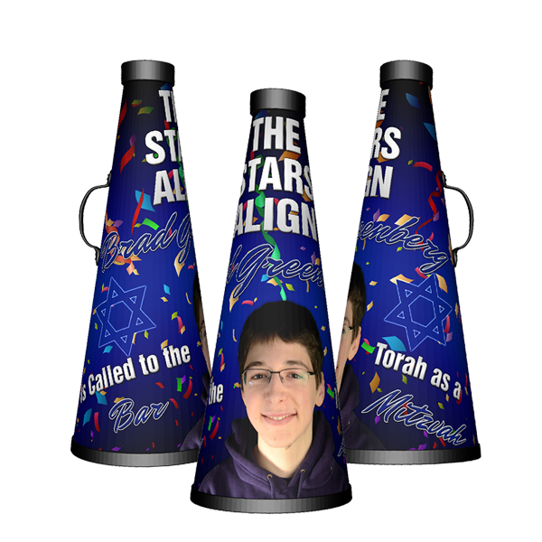 Best photo sports customized cheerleading megaphone bar mitzvah athlete sports fan party favor