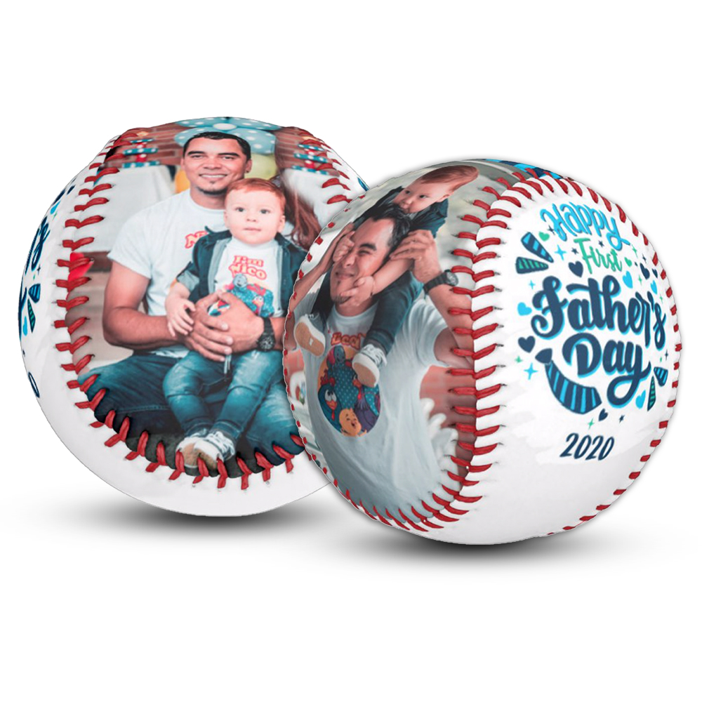 Custom photo fathers day baseball gift Custom fathers day baseball gift