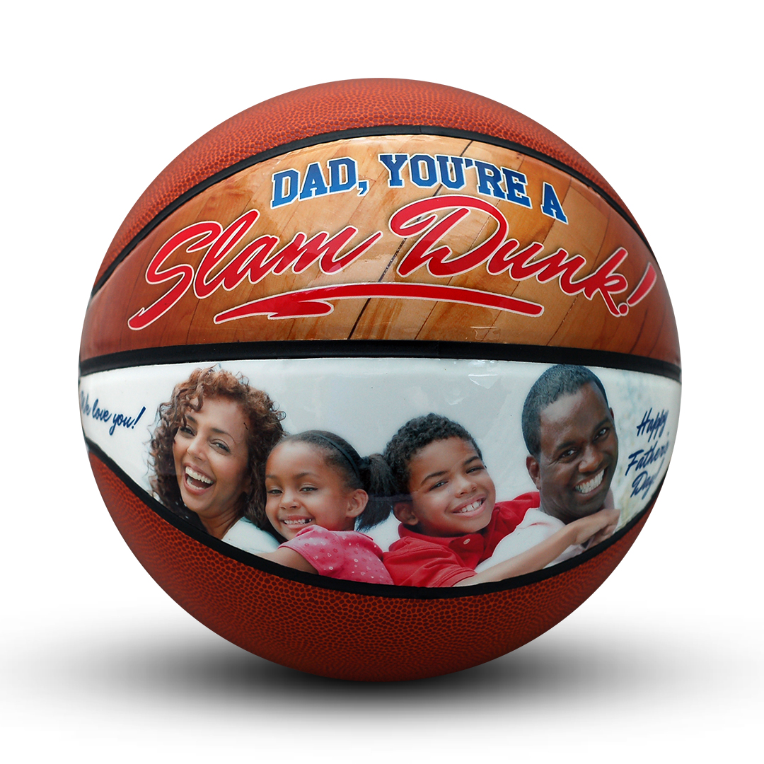 Custom photo fathers day basketball gift Custom fathers day basketball gift