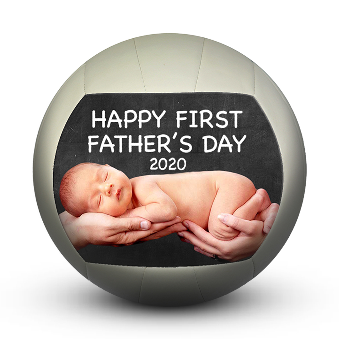 Custom photo fathers day volleyball gift Custom fathers day volleyball gift