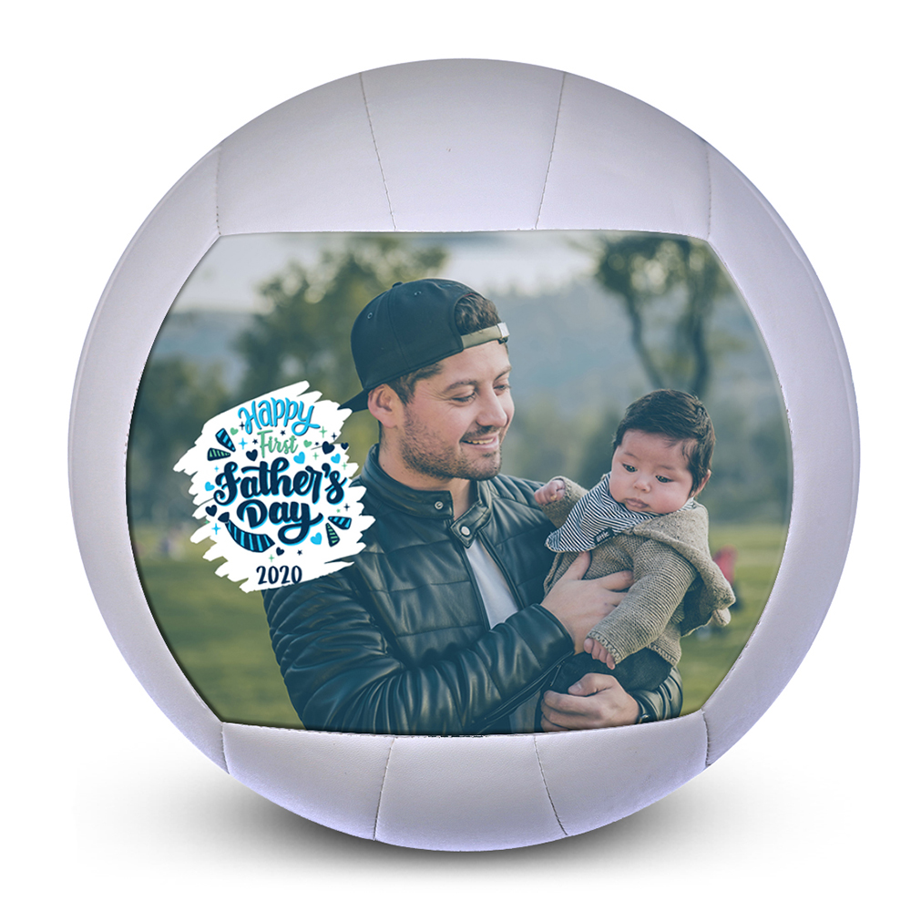 Custom photo fathers day volleyball gift Custom fathers day volleyball gift