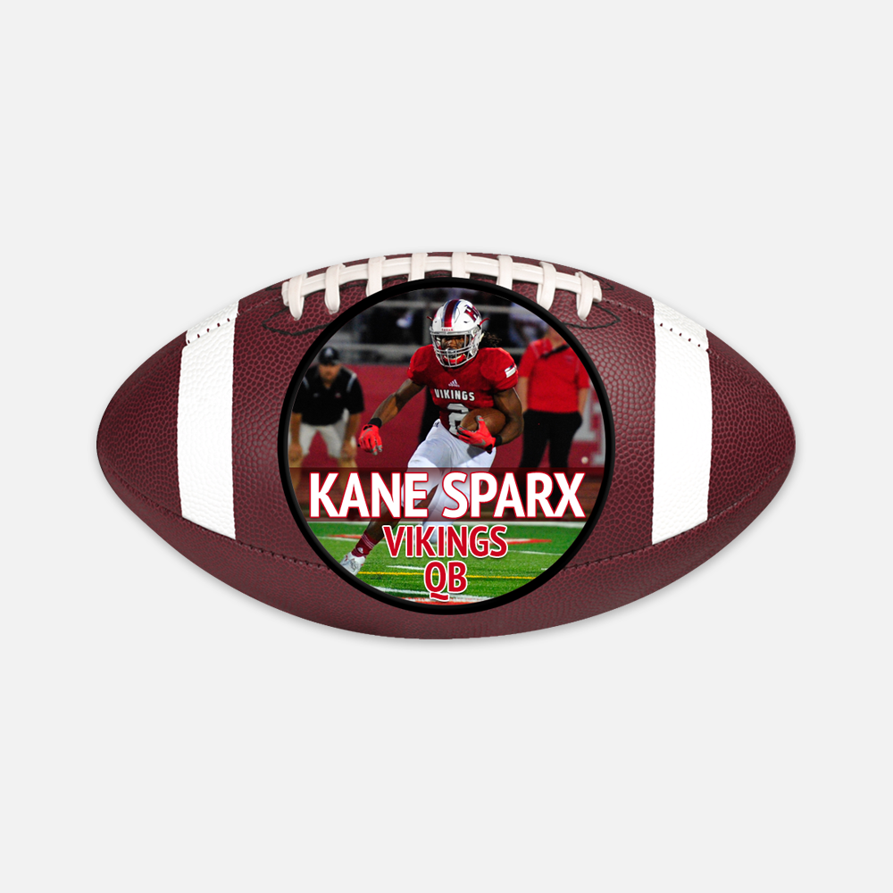 Picture senior night rugby party favor Custom senior night rugby magnet