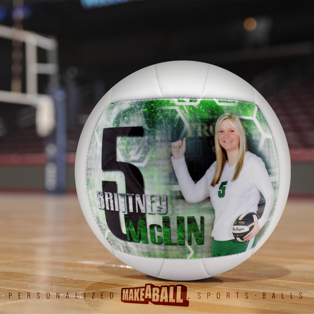 Custom photo senior night volleyball Custom senior night volleyball gift