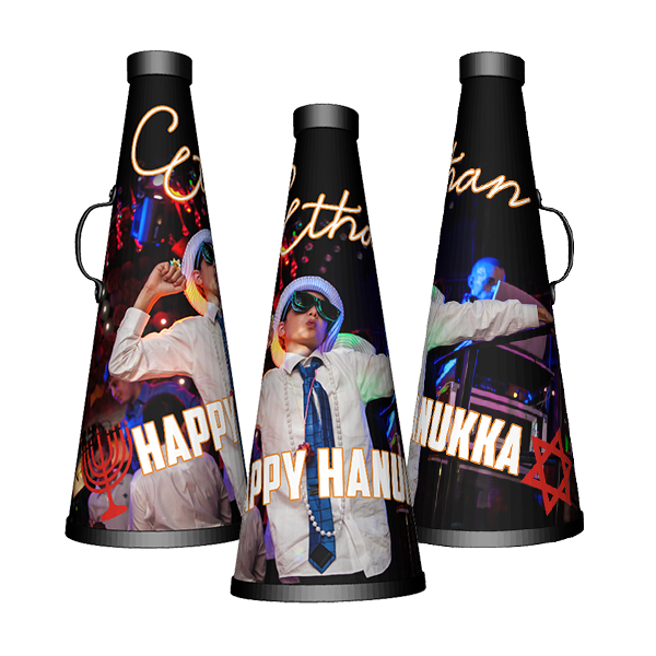 Personal cheerleading megaphones idea for  christmas holiday season hanukkah gift ideas
