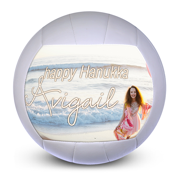 Best customised sports volleyball favors on christmas holiday hanukkah gift idea