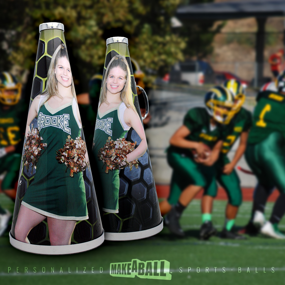Personalized best picture cheerleading senior night gift Personalized best picture senior night cheerleading megaphone