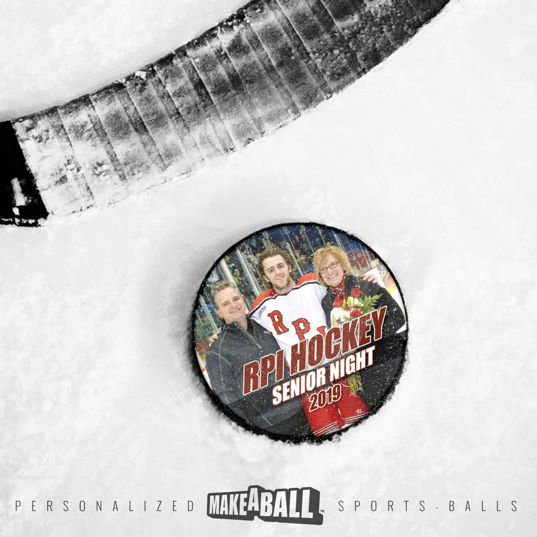 Personalized best picture hockey puck senior night gift Personalized best picture senior night hockey puck gift