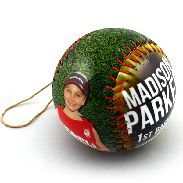 Best customised sports softball orament coach for holiday gifts Best softball ornament banquet gifts for athlete holiday gift