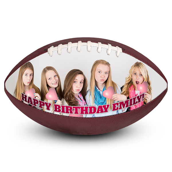 Custom football bar mitzvah favors birthday gift ideas