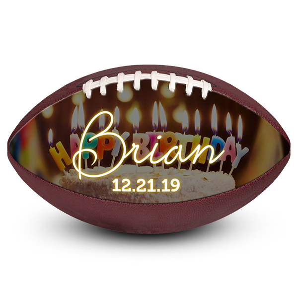 Personalised football party favours for coach birthday gift