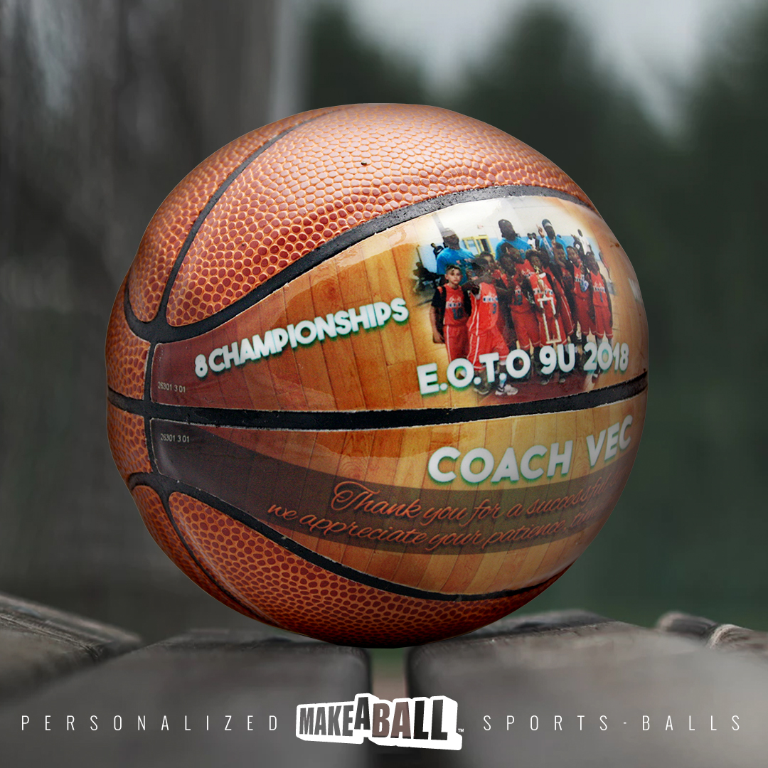 Custom photo coach basketball gift Custom coach basketball gift