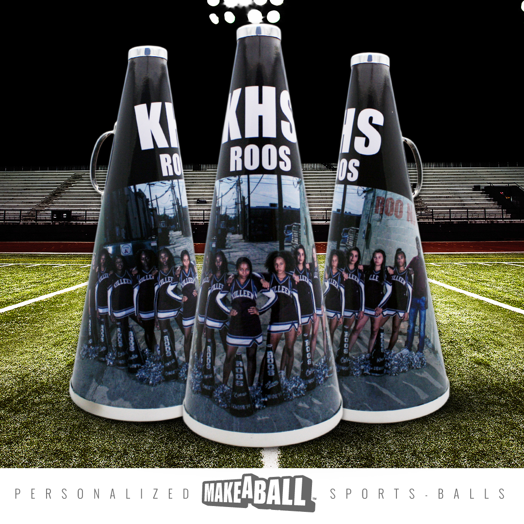 Custom photo coach cheerleading giftmegaphone Custom coach cheerleader gift