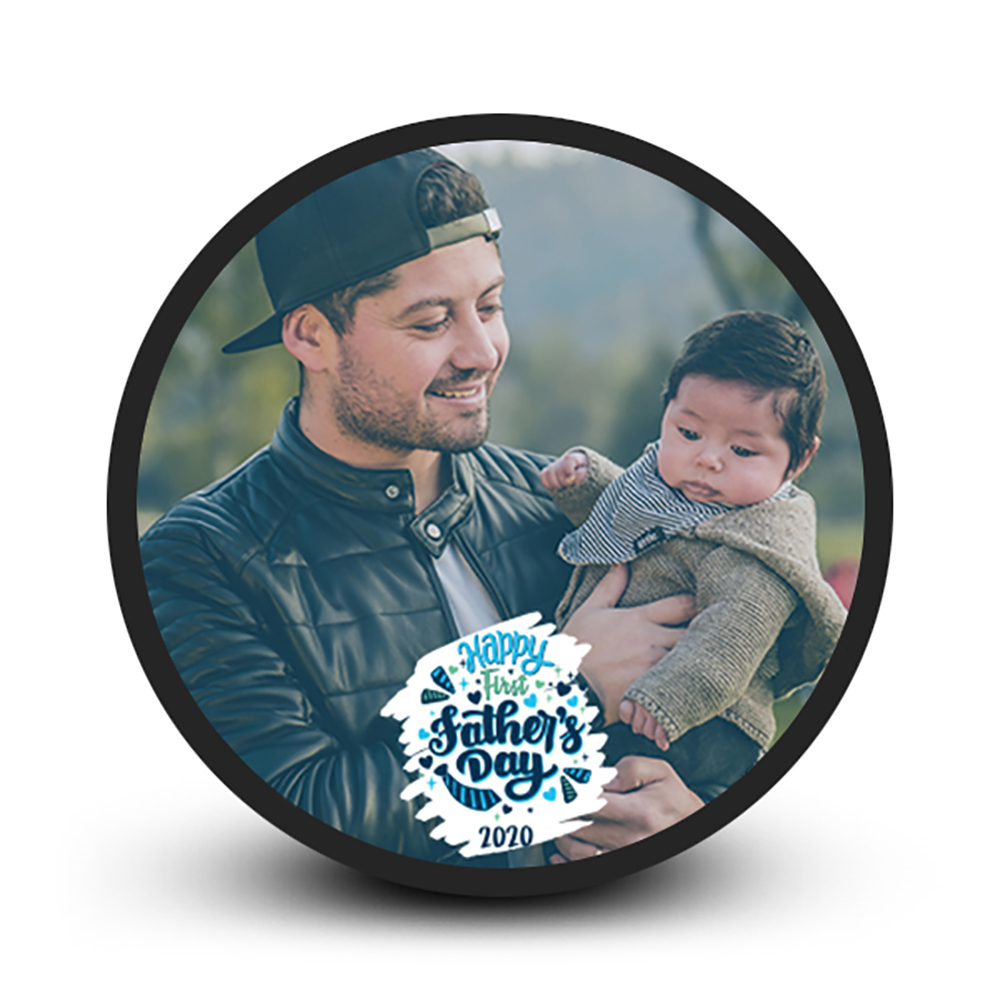 Peronalized father's day hockey puck gift ideas