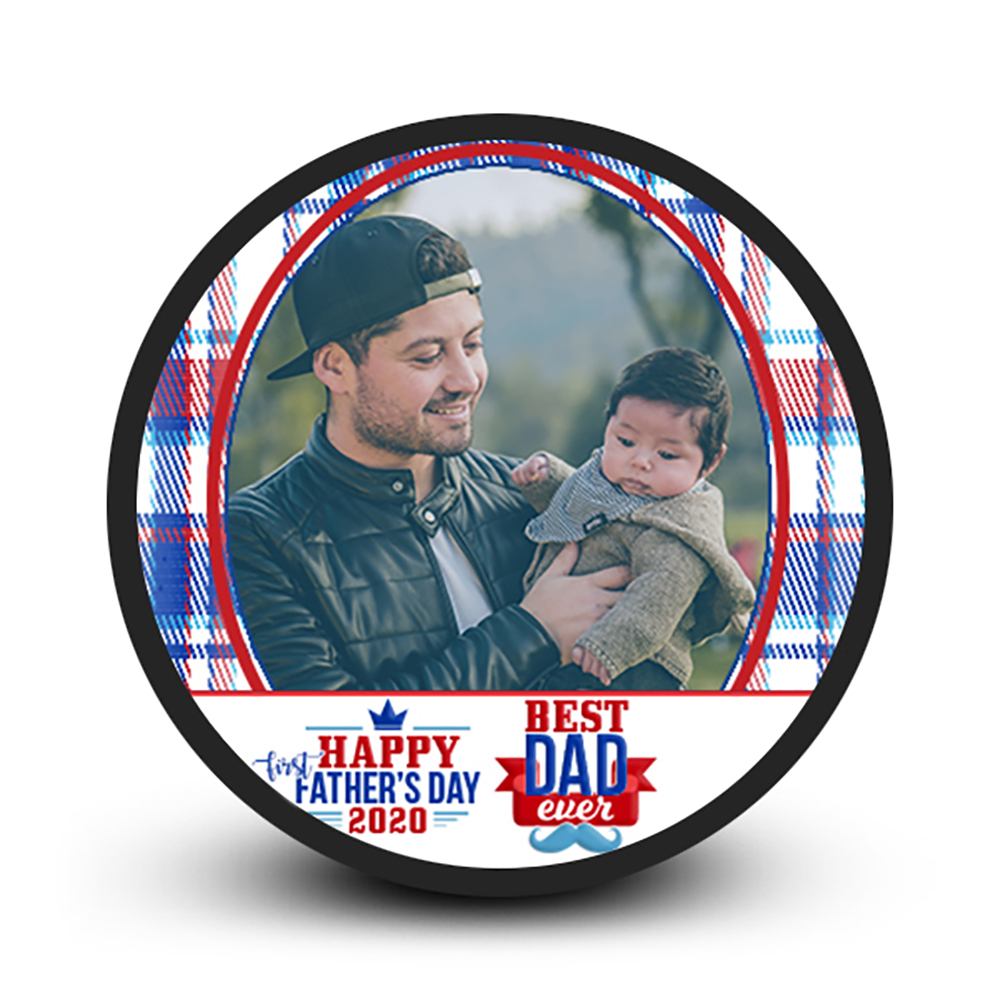 Personalized custom hockey pucks with logo