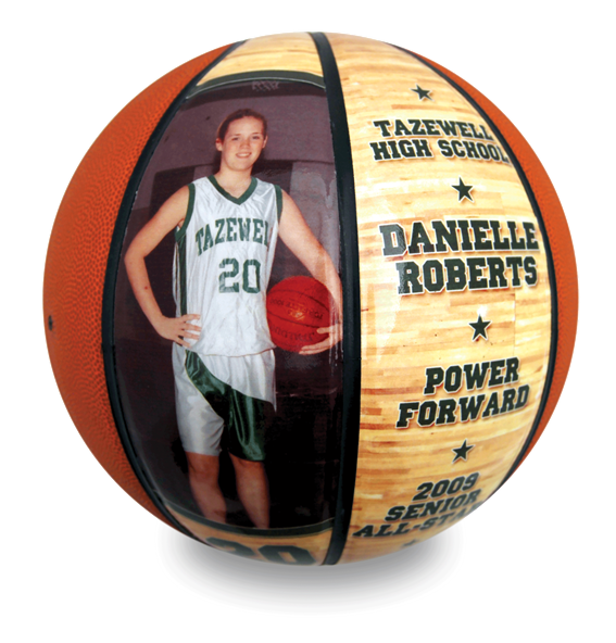 Customised pictures of basketball for senior team Custom basketball banquet awards ideas for senior teams