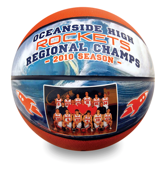 Customised pictures of mini basketball for holiday gifts Custom mini basketball banquet awards ideas for holiday