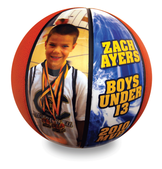 Personalised custom colored basketballs for holiday Best picture perfect print on basketball holiday gifts